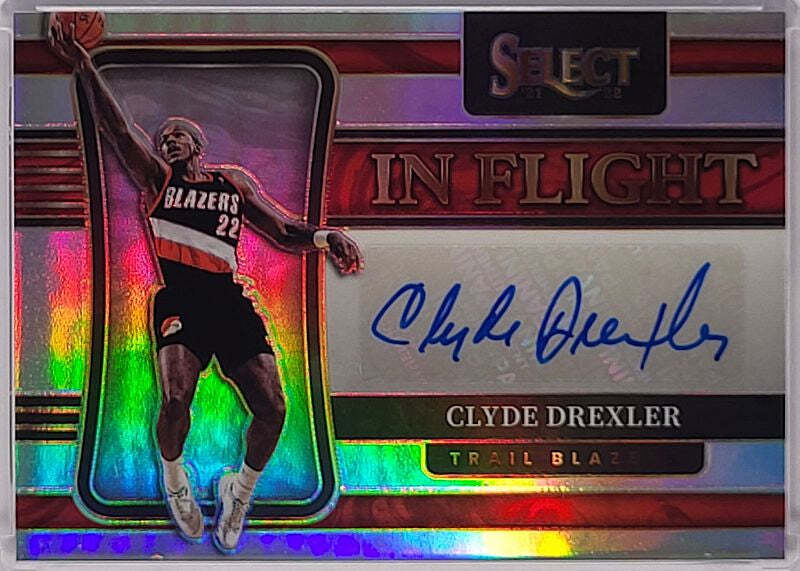 Clyde Drexler - 2021/22 Panini Select - Auto /299