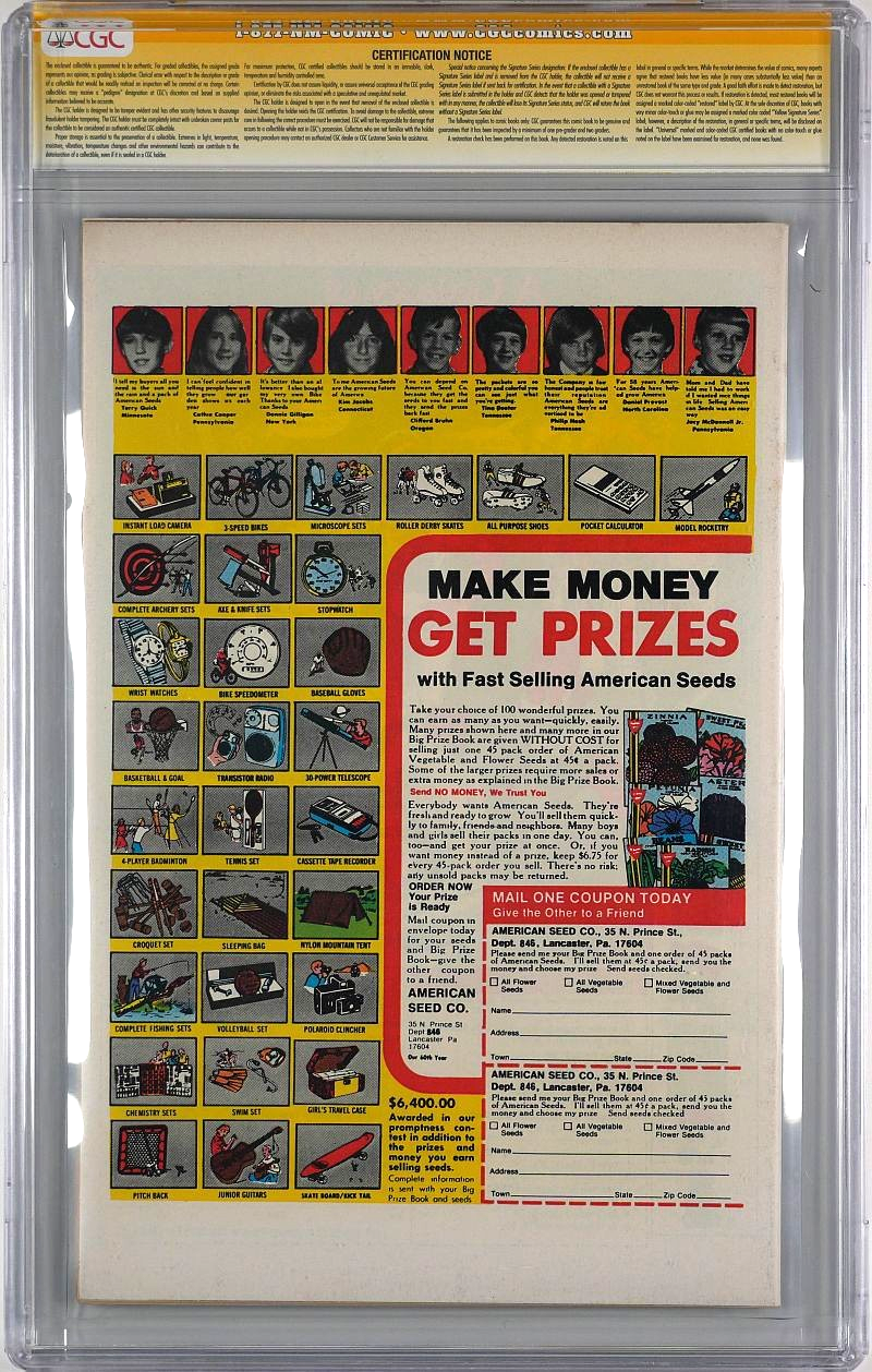 Spider-Woman #1 (1978) CGC SS 8.5 signierter Comic Stan Lee