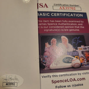 Christopher Lloyd – Original Autogramm auf „Grays Sports Almanac“ mit COA (JSA)