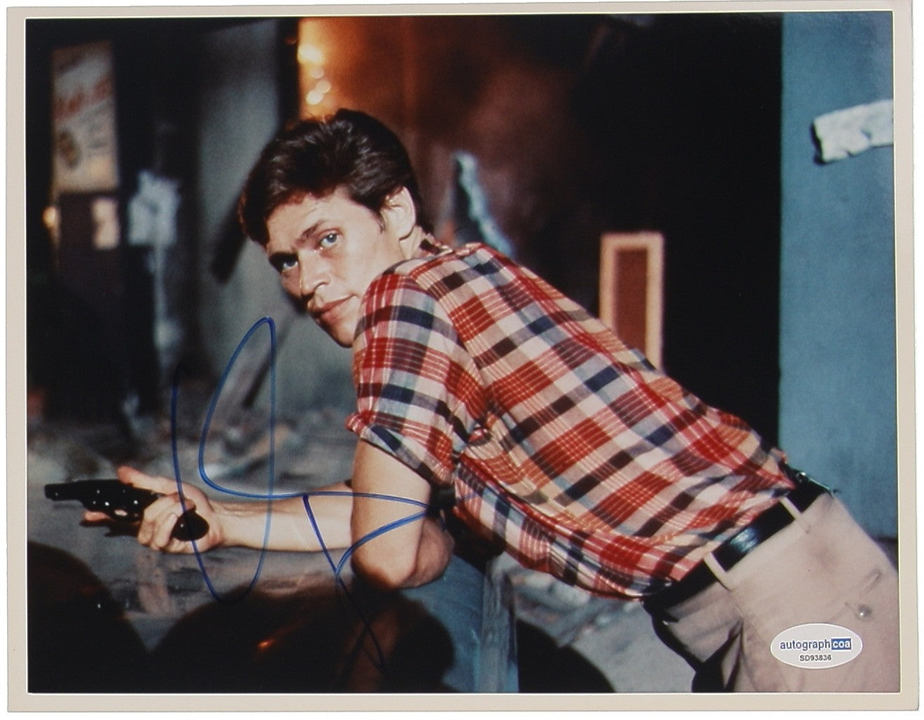 Willem Dafoe Autogramm 20x25 cm Foto  mit COA (ACOA)