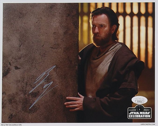 Ewan McGregor (Obi-Wan Kenobi – Star Wars) 20 x 25 cm Autogramm mit COA (JSA)