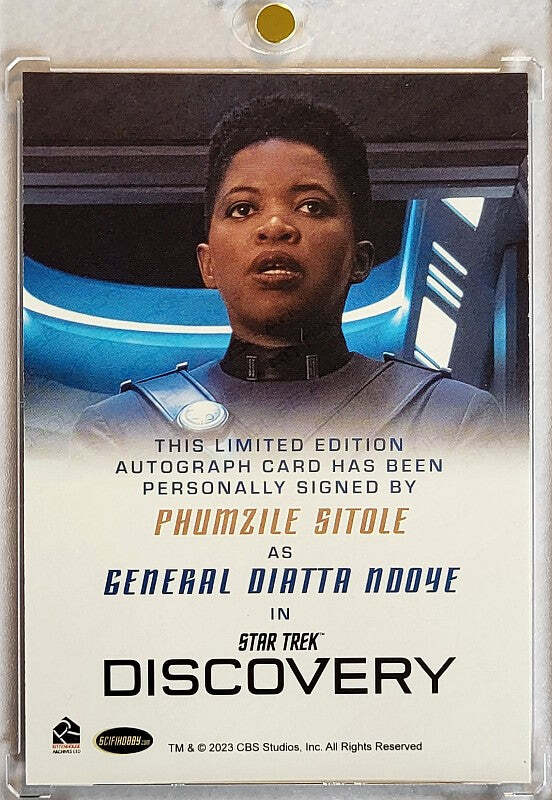 Phumzile Sitole "General Diatta Nooye" Star Trek Discovery 2023 Rittenh. Auto