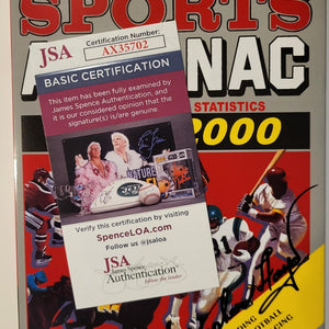 Christopher Lloyd – Original Autogramm auf „Grays Sports Almanac“ mit COA (JSA)