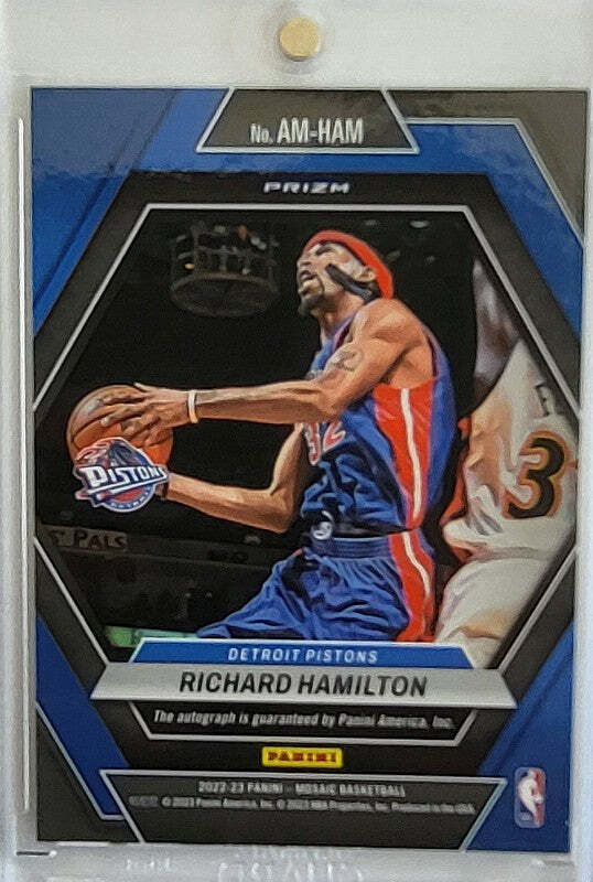 Richard Hamilton - 2022/23 Panini Prizm Mosaic - Auto