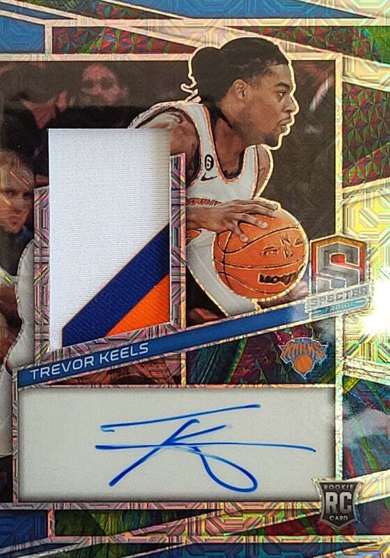 Trevor Keels - 2022/23 Panini Spectra - Rookie Card - Auto - Patch /25