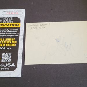 Nichelle Nichols Autogramm – Star Trek – Cut Signatur & Rahmen 23x32 COA (JSA)