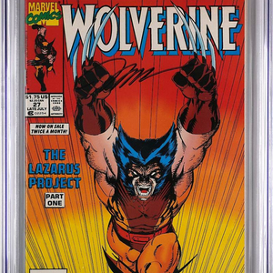 Wolverine #27 (1990) CGC SS 9.6 signierter Comic Jim Lee