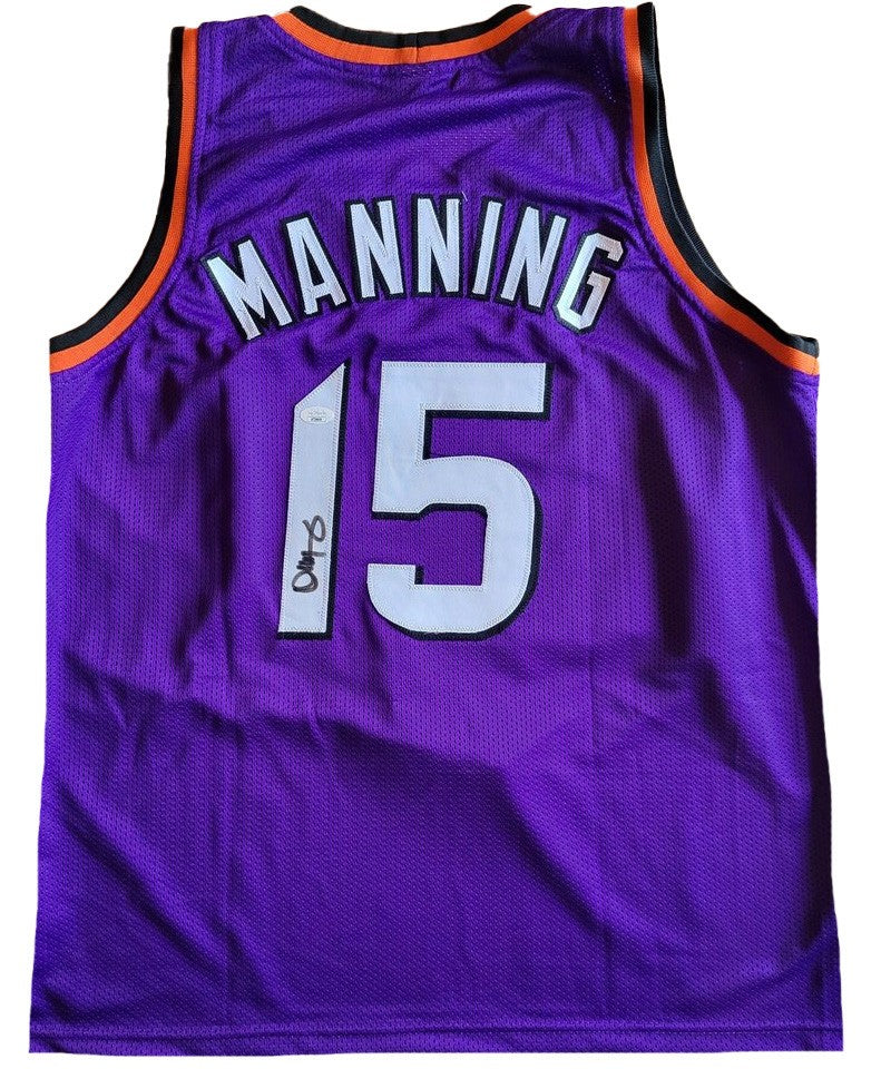Danny Manning Autogramm - Custom Jersey signiert mit COA (JSA)
