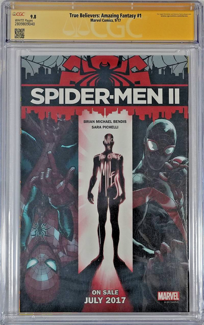 Amazing Fantasy #1 (2017) CGC SS 9.8 signierter Comic Andrew Garfield