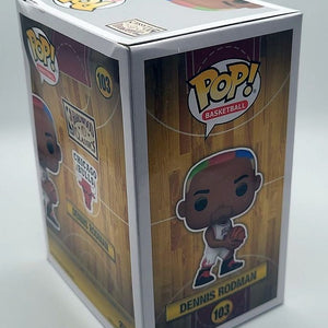 Dennis Rodman signierte Chicago Bulls #103 Funko Pop! Vinyl Figur (PIA)