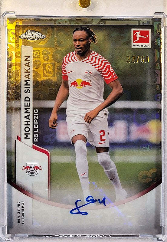 Mohamed Simakan - 2023/24 - Topps Chrome - Auto /60
