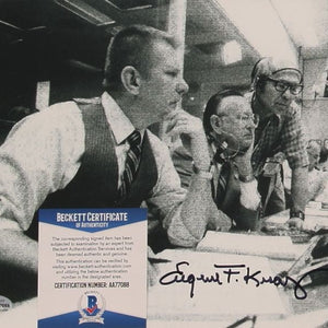 Eugene Kranz (NASA Flight Director) 20 x 25 cm Autogramm mit COA (Beckett)