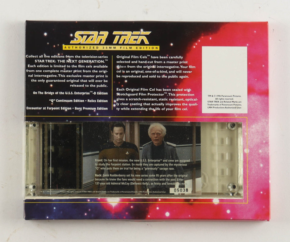 Star Trek: The Next Generation – Original 35mm Film Cell (1996) Limited Edition