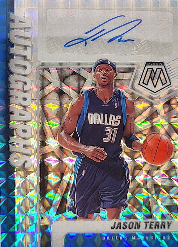Jason Terry - 2020/21 Panini Mosaic - Auto