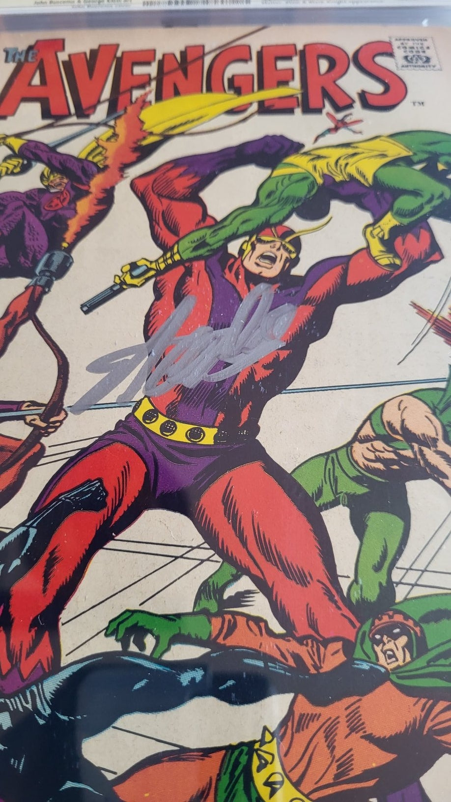 Avengers #55 (Marvel 1968) – 1st Ultron – CGC 5.5 Signature Series – Stan Lee Autogramm