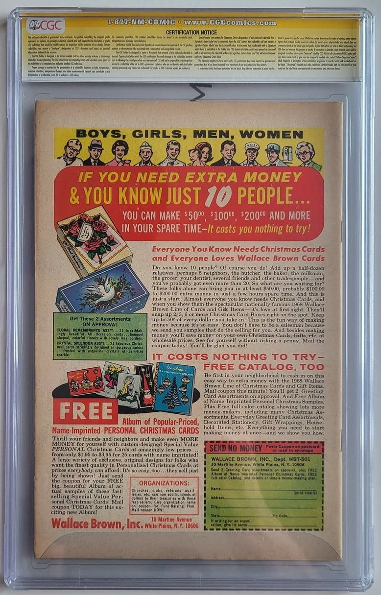 Avengers #55 (Marvel 1968) – 1st Ultron – CGC 5.5 Signature Series – Stan Lee Autogramm