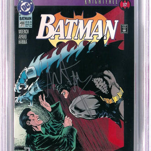 Batman #499 – CBCS 9.4 – Signiert von Christian Bale – „Knightfall“-Storyline