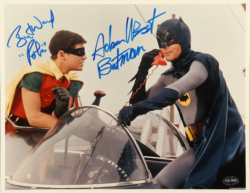 Adam West & Burt Ward – Batman Autogramm - 28x36 cm mit COA (PSA DNA)