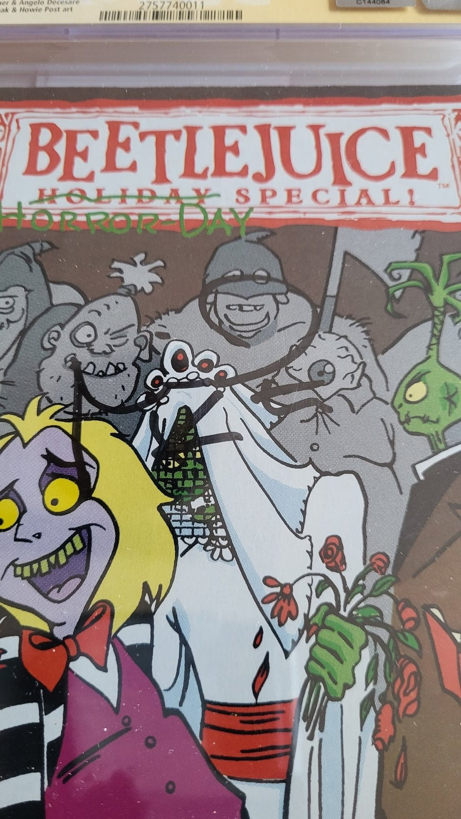 Beetlejuice Holiday Special #1 (Harvey Comics 1992) – CGC 9.6 Signature Series – signiert von Michael Keaton