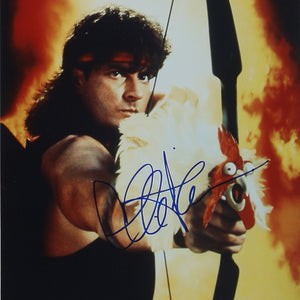 Charlie Sheen Originalautogramm "Topper Harley" aus Hot Shots mit COA (JSA)