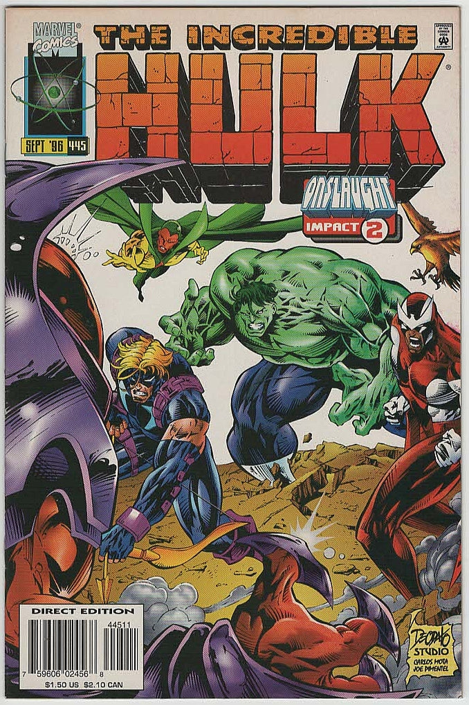 The Incredible Hulk #445 (Marvel, 09/1996) Avengers & X-Men – US-Original Comic