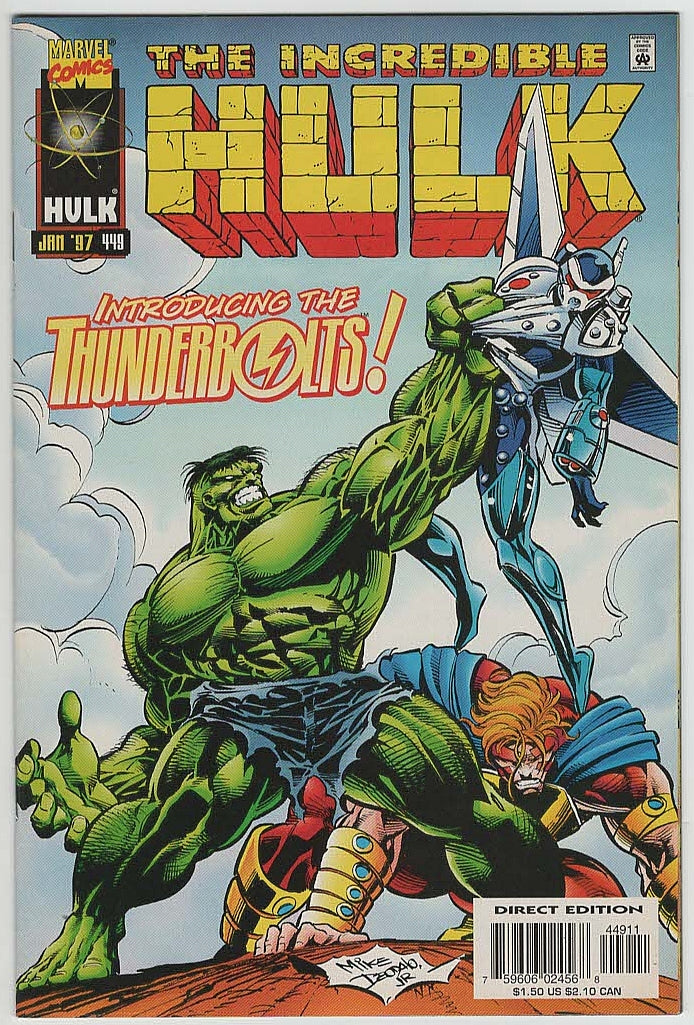 The Incredible Hulk #449 (Marvel US, 01/1997) – 1st Thunderbolts - Key Issue Comic