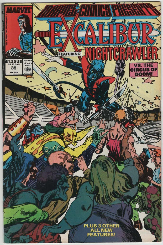 Marvel Comics Presents #35 – Excalibur featuring Nightcrawler (1989) – US-Original Comic